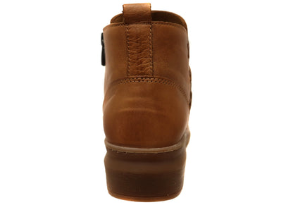 Cabello Comfort Perry Womens European Comfortable Leather Boots
