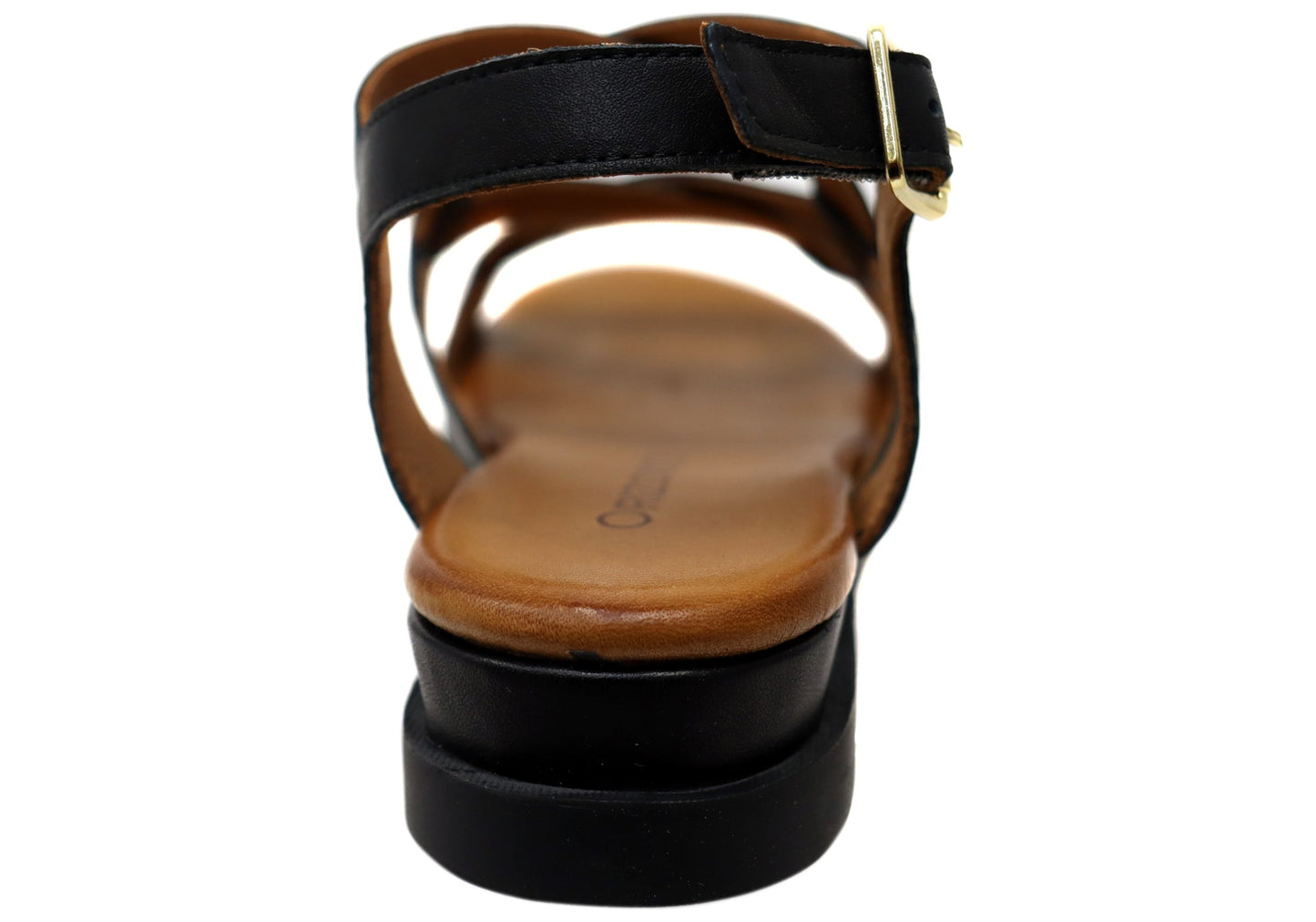 Orizonte Leelalite Womens Comfortable European Leather Wedge Sandals