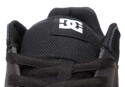 DC Shoes Mens Manteca 4 Comfortable Leather Lace Up Shoes Black White