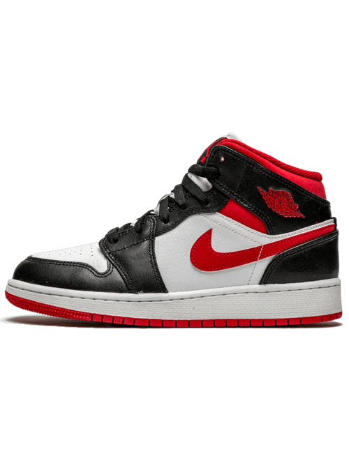 Jordan 1 Mid Gym Red Black White (GS)