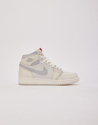 Jordan Air Jordan 1 Retro High OG 'Sail and University Red' Grade-School