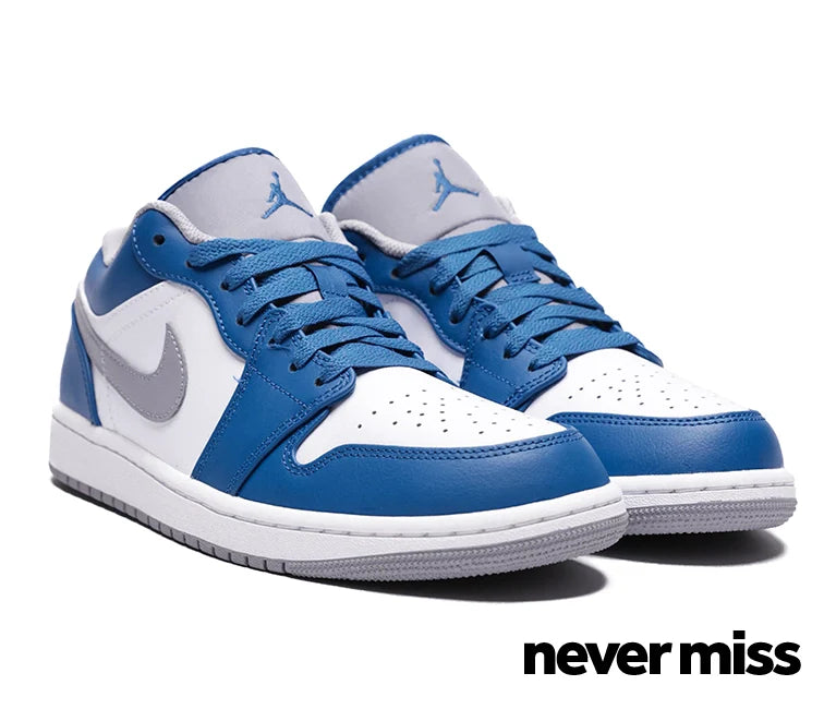 Men's Nike Air Jordan 1 Low 'True Blue'