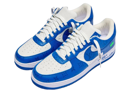 Louis Vuitton Nike Air Force 1 Low By Virgil Abloh White Royal