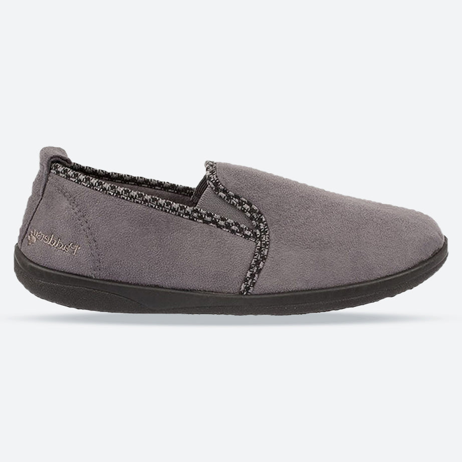 Mens Wide Fit Padders Lewis Slip On Slippers