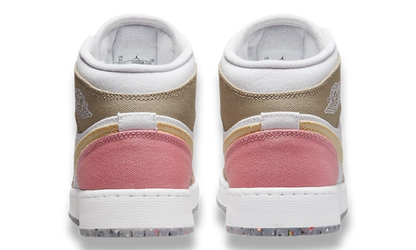Jordan 1 Mid SE Pastel Vivid Green Grind (GS)