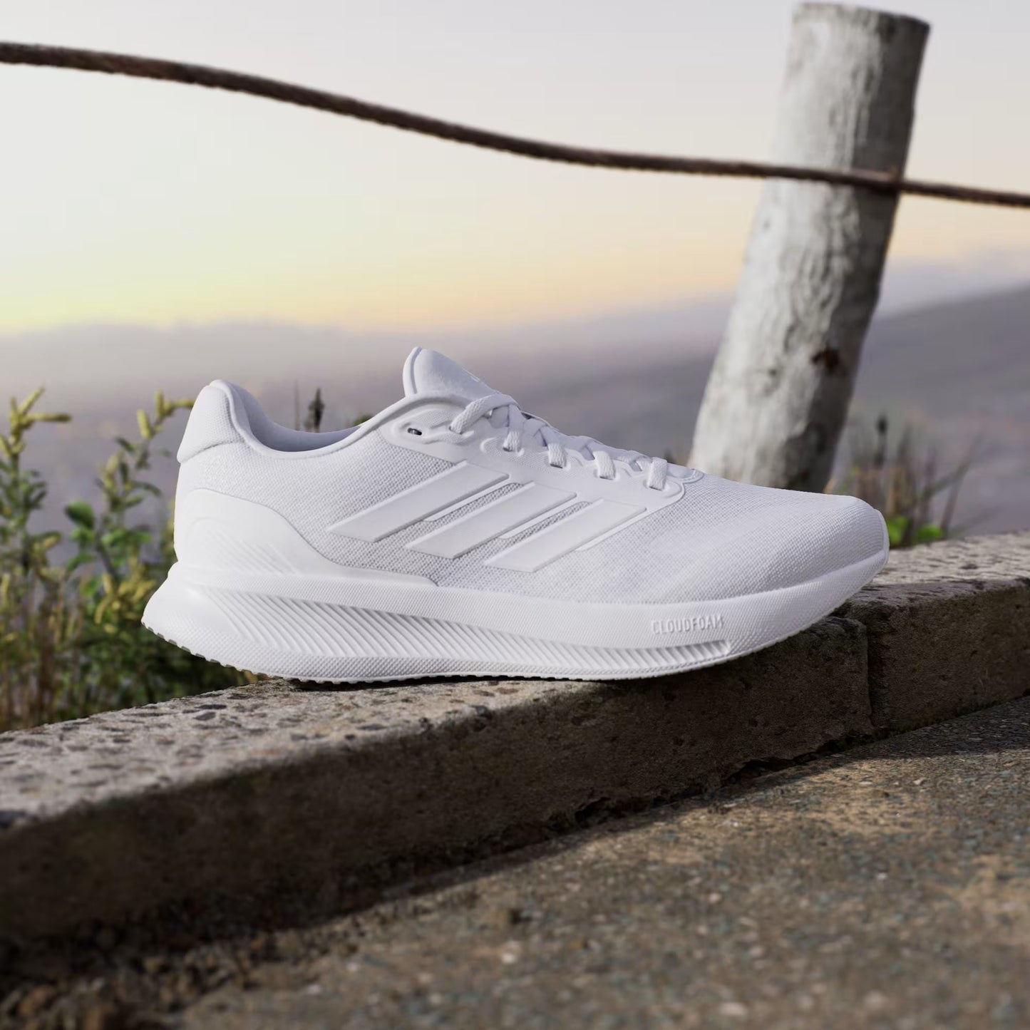 Men's Wide Fit Adidas Runfalcon 5 Running Trainers