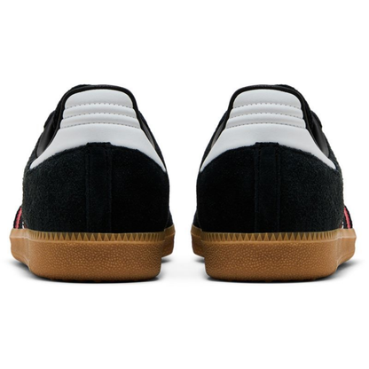 Adidas Originals Men's Samba OG Sneakers, Black/ White / Scarlet, IG1824