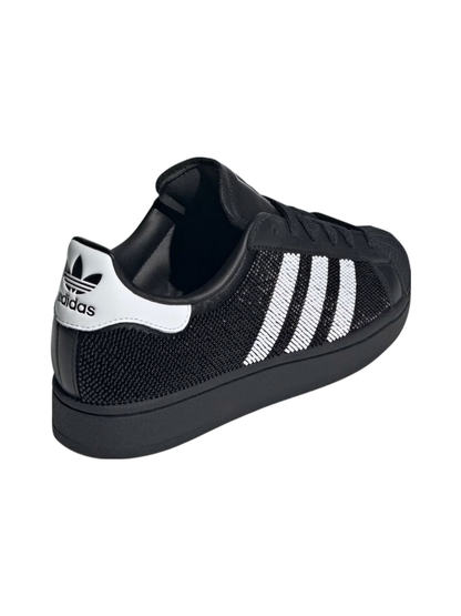 Adidas Originals Women's Superstar II Sneakers, Core Black / Core Black, JH7098