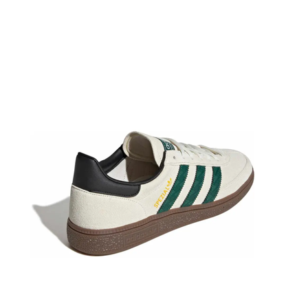 Adidas Originals Men's Off White/Green Handball Spezial Sneakers