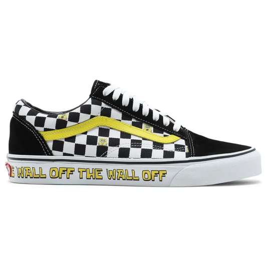 Vans Mens Black SpongeBob SquarePants x Old Skool, VN0A38G19EK