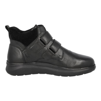 Men's Wide Fit DB Solomon Boots - Black Lea / Suede