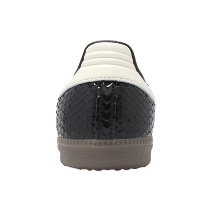Adidas Originals Women's Black Snakeskin Samba OG Sneakers, IH9015