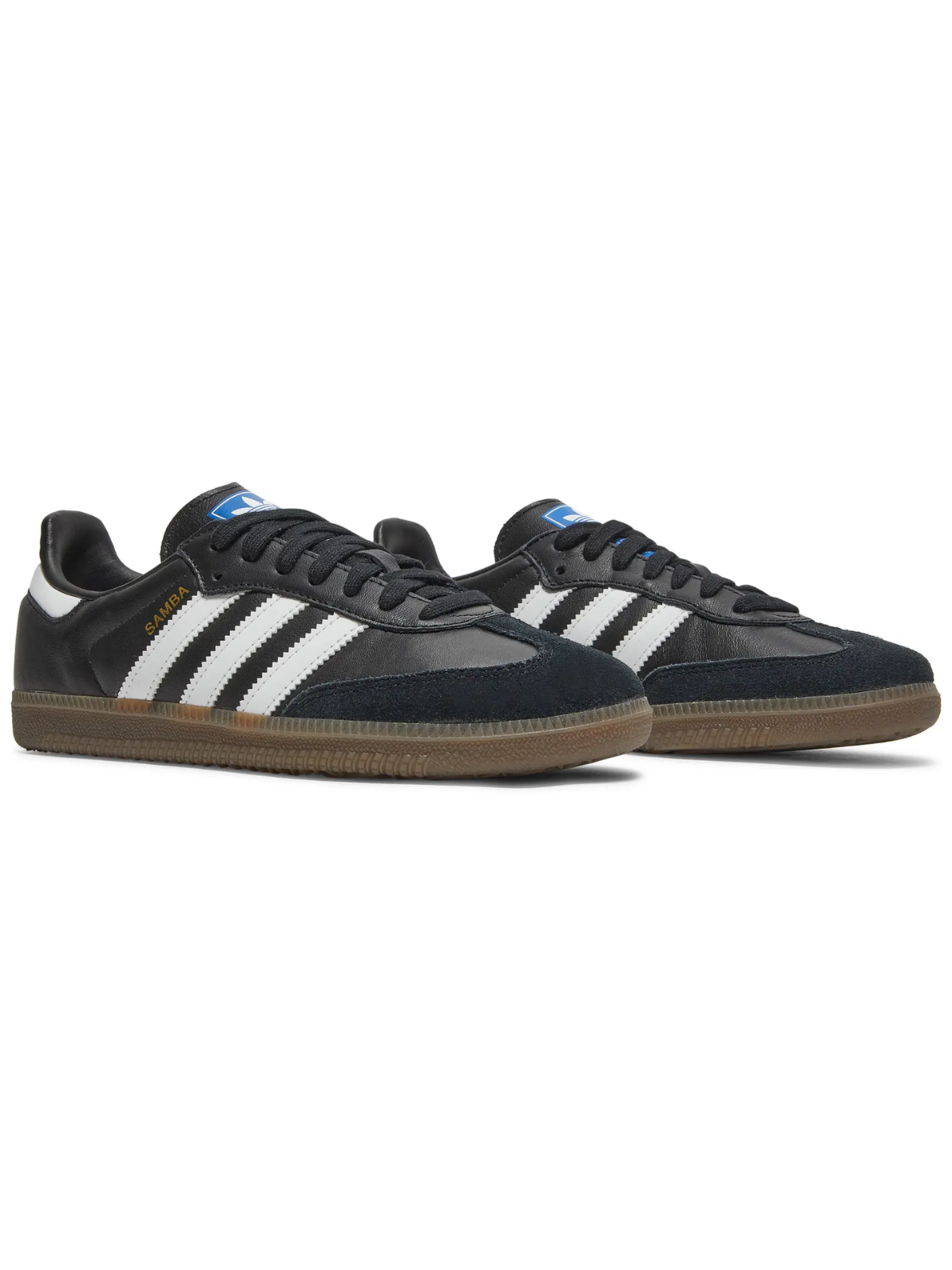 Adidas Originals Men's Samba OG Sneakers, Black, B75807 (Damaged Box)