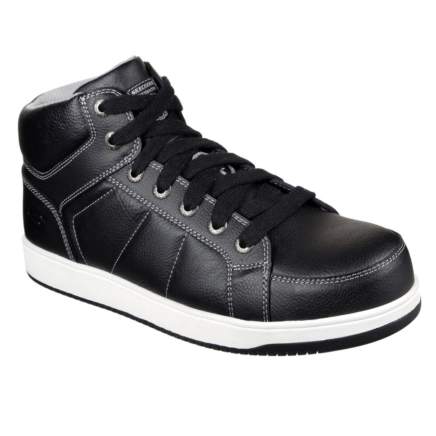 Men's Wide Fit Skechers 77149EC Watab Safety Trainers