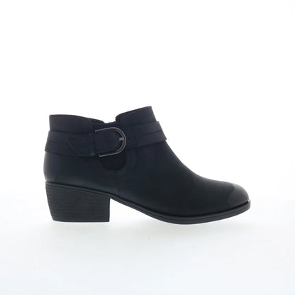 Clarks Charlten Rae 26179573 Womens Black Leather Ankle & Booties Boots