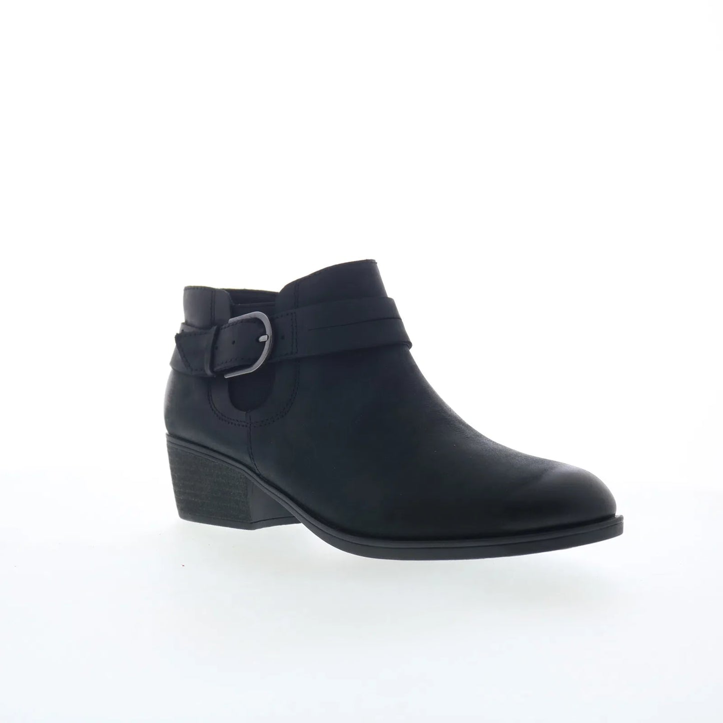 Clarks Charlten Rae 26179573 Womens Black Leather Ankle & Booties Boots