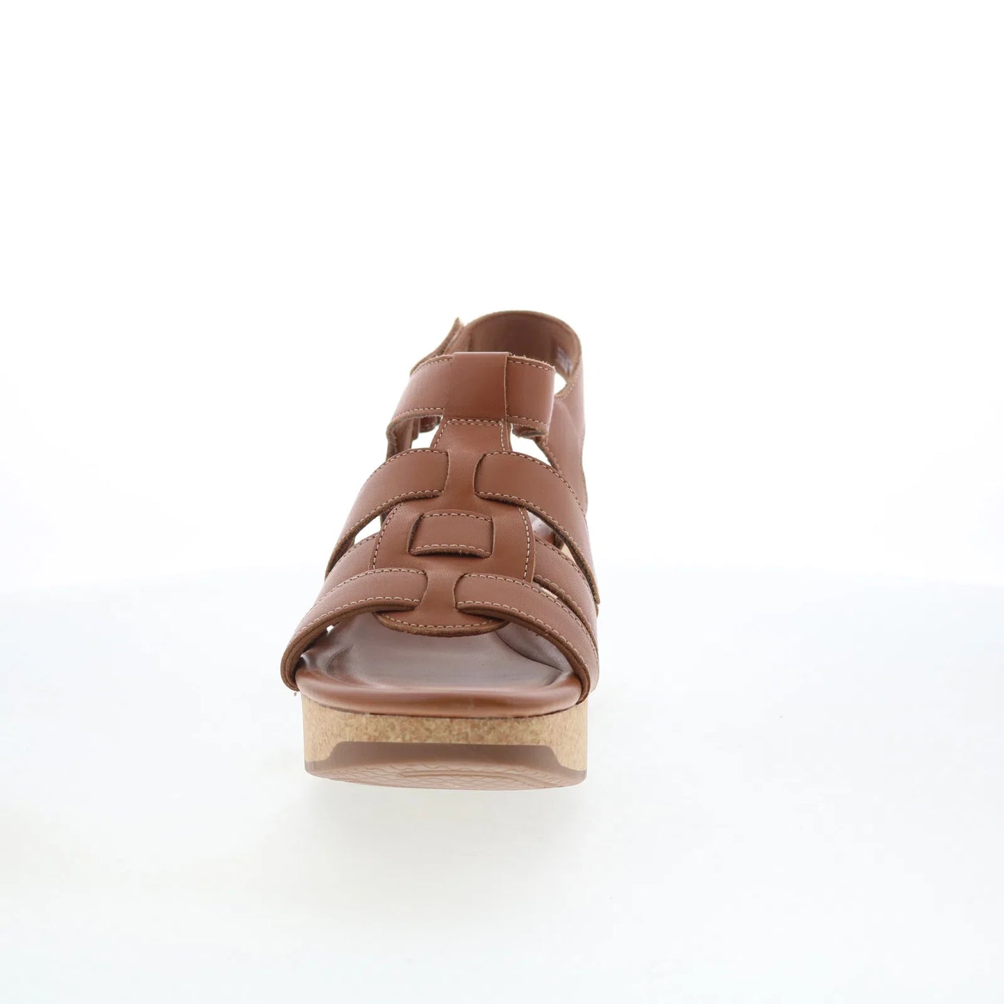 Clarks Chelseah Peak 26177070 Womens Brown Leather Strap Sandals Shoes