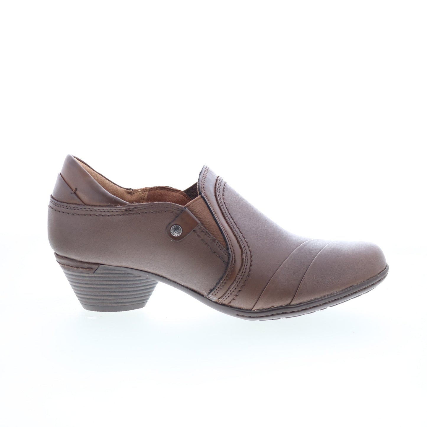 Cobb Hill Laurel Slip-On CI9528 Womens Brown Narrow Ankle & Booties Boots