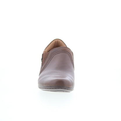 Cobb Hill Laurel Slip-On CI9528 Womens Brown Narrow Ankle & Booties Boots