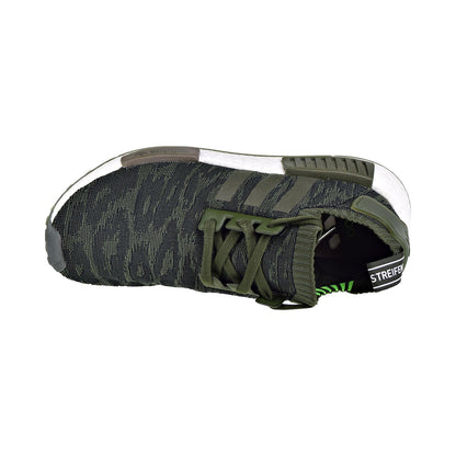 Adidas NMD_R1 Primeknit Men's Shoes Night Cargo/Hi-Res Green
