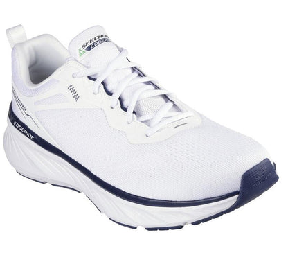 Men's Relaxed Fit Skechers 232836 Edgeride Exxo Trainers - White Navy