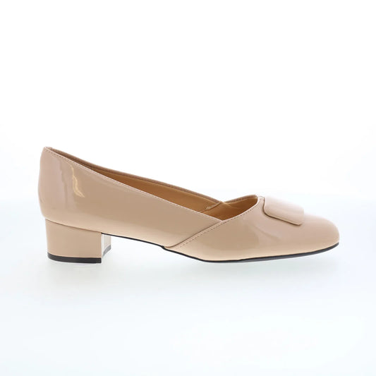 Trotters Delse T1852-130 Womens Pink Patent Leather Pumps Heels Shoes