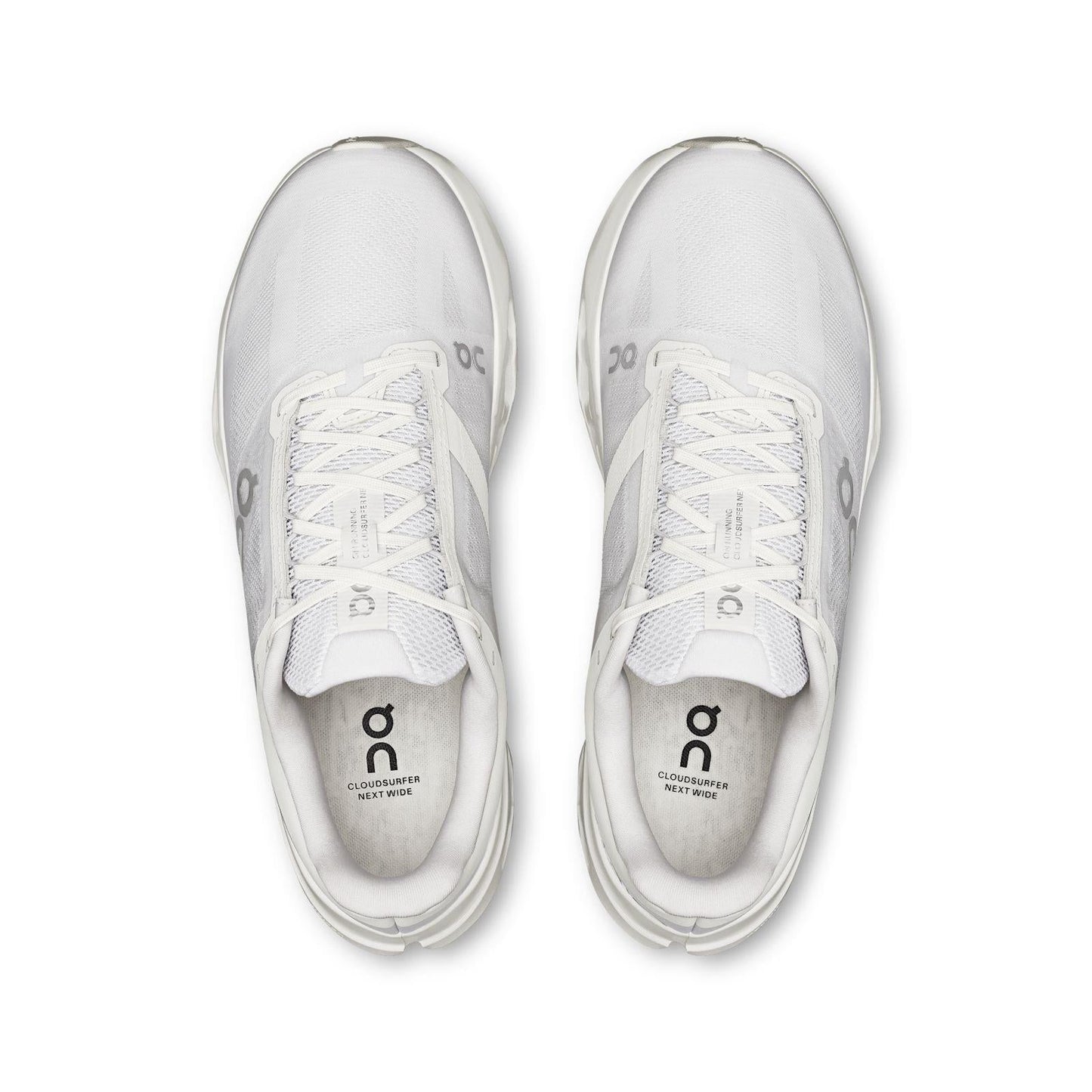 Men's Wide Fit On Cloudsurfer Next Wide Training Shoes - White/White
