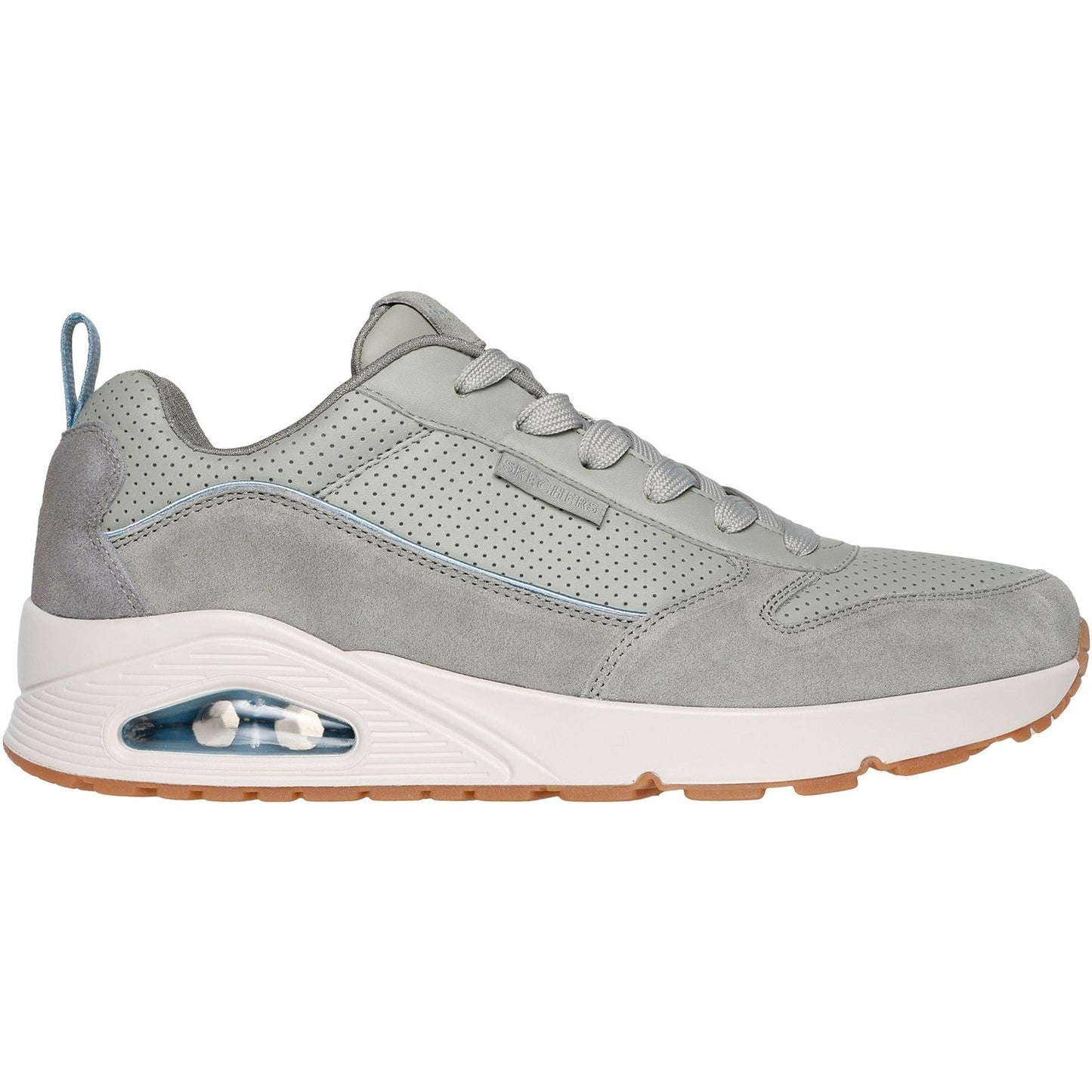 Men's Wide Fit Skechers 183011 Uno Stacre 2.0 Trainers