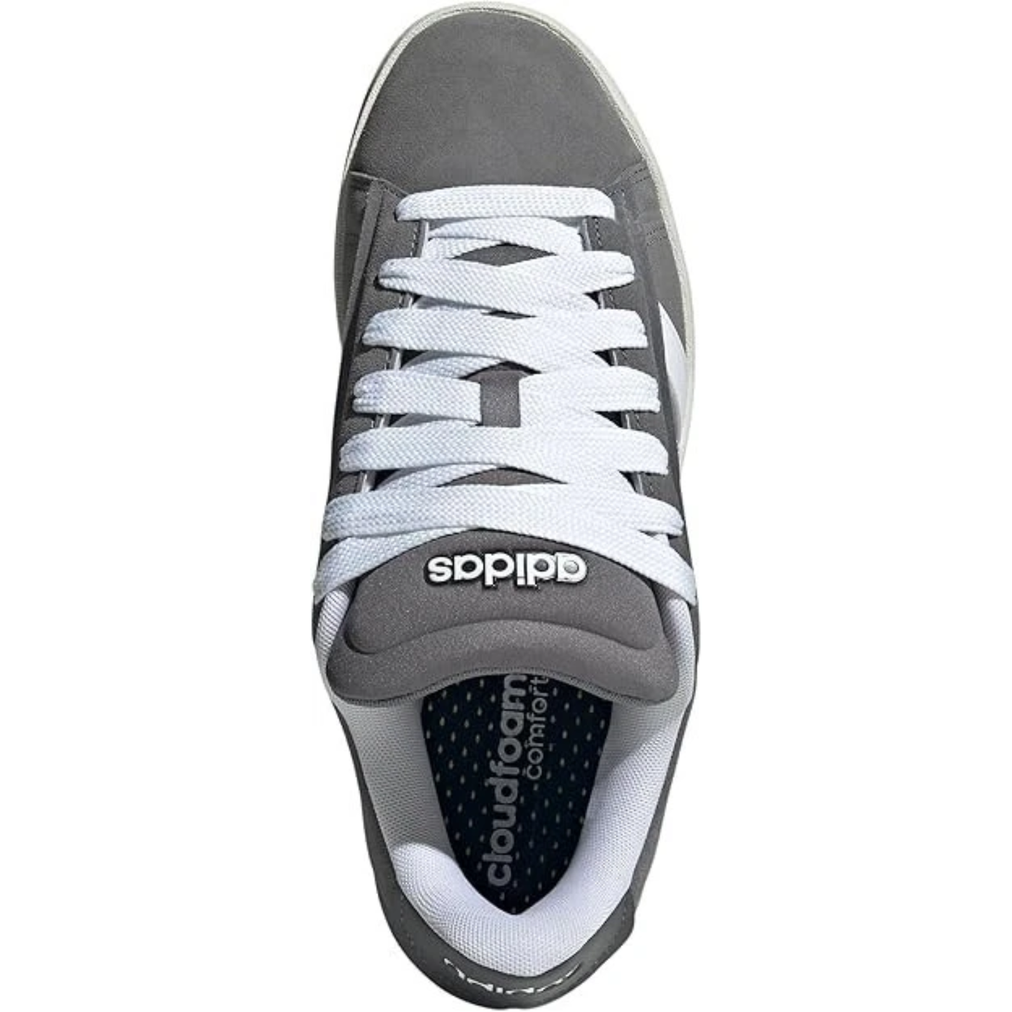 Adidas Men's Grey Grand Court Alpha Chunky Sneakers, JR0542
