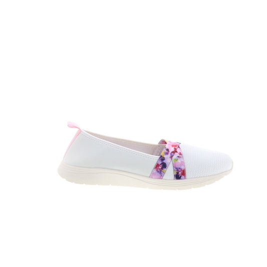 Easy Spirit Lorie 2 SELORIE2 Womens White Mesh Loafer Flats Shoes