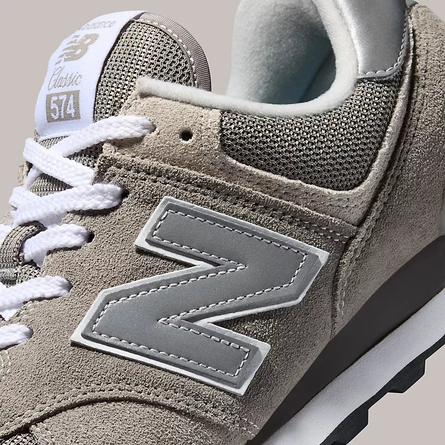 Men's Wide Fit New Balance ML574EVG Walking/Running Trainers - Exclusive - Grey ENCAP Width 4E