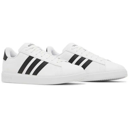 Adidas Men's White Grand Court 2.0 Sneakers, GW9195 (No Box)