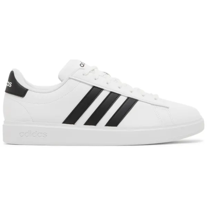 Adidas Men's White Grand Court 2.0 Sneakers, GW9195 (No Box)