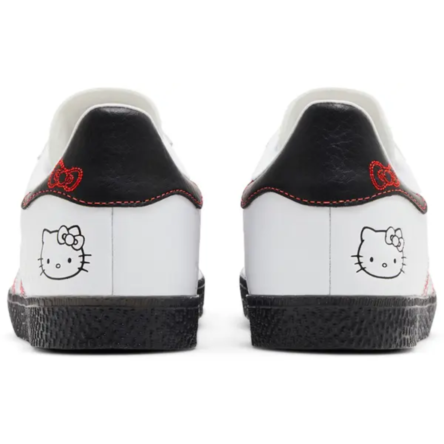 Adidas Women's White Hello Kitty x adidas Gazelle J Sneakers, IH9953 (No Box)