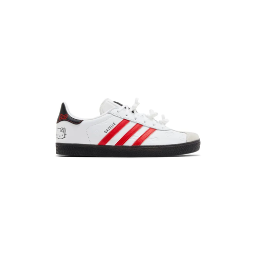 Adidas Women's White Hello Kitty x adidas Gazelle J Sneakers, IH9953 (No Box)