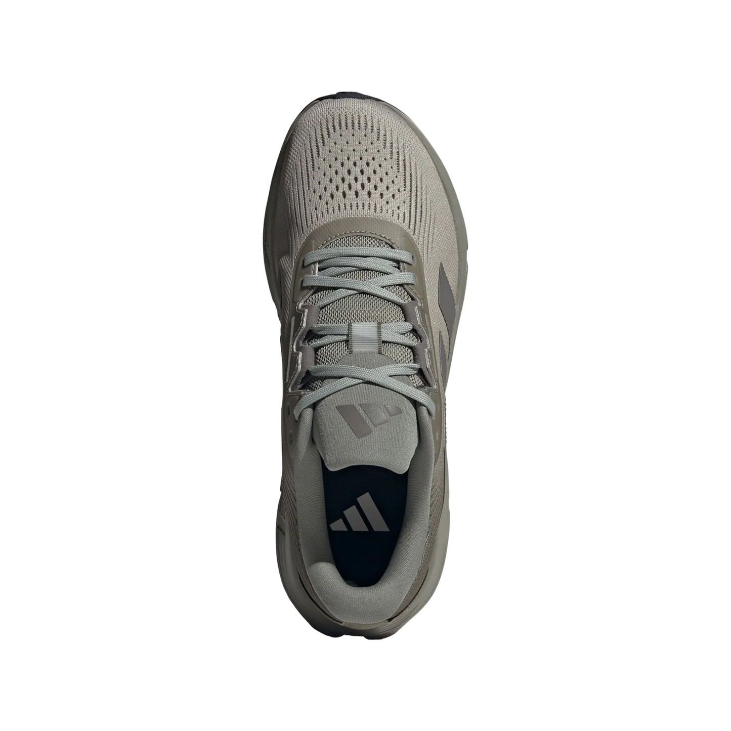 Adidas Men's Green Questar 3 'Silver Pebble Olive' Sneakers, IE8182 (No Box)