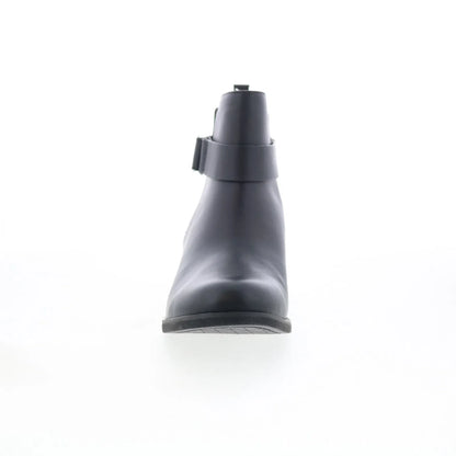Spenco Park Avenue Boot SP1096BLK Womens Black Leather Ankle & Booties Boots