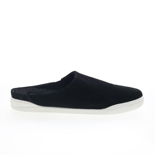 SoftWalk Auburn S2151-003 Womens Black Suede Slip On Mule Flats Shoes