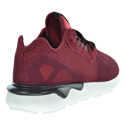 Adidas Tubular Runner Weave Men's Shoes Collegiate Burgundy/Black