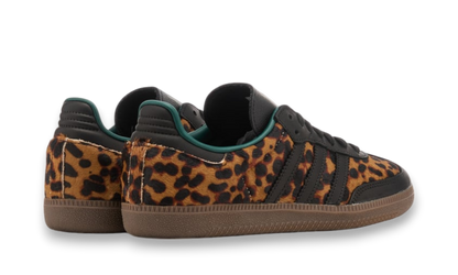 adidas Originals Women's Samba OG "Black Green Leopard"