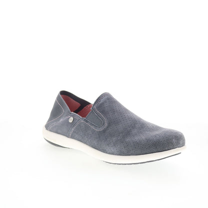Spenco Siesta Slip-On Convert SP1010IRN Womens Gray Loafer Flats Shoes