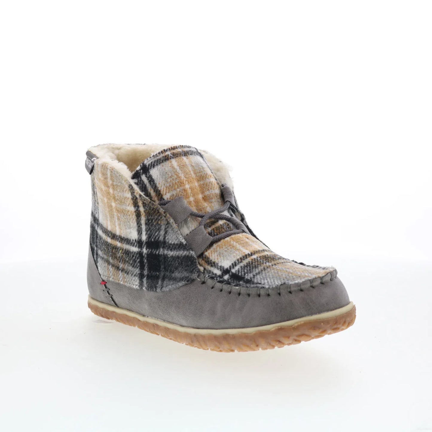 Minnetonka Torrey 40168 Womens Gray Synthetic Loafer Slippers Shoes